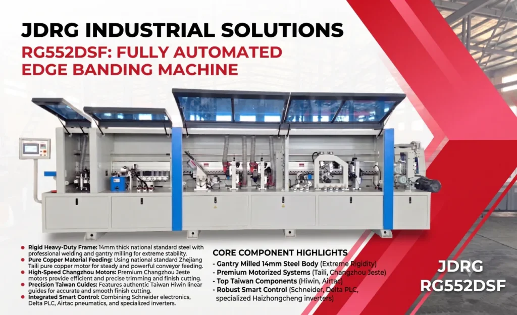 RG552DSF fully automated edge banding machine