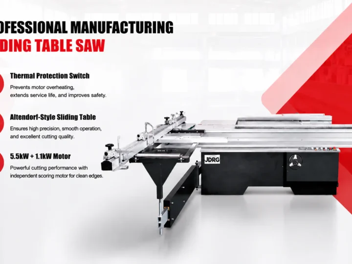 Precision sliding table saw for panel cutting